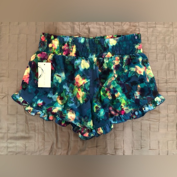 Smash + Tess Ruffle Bloomers Printed Shorts Blue - Picture 2 of 4